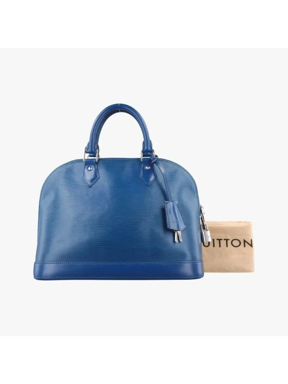 Louis Vuitton Alma PM Toledo Blue Epi Handbag